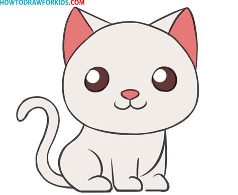 Cute Cat Drawing Easy - DRAWING IDEAS