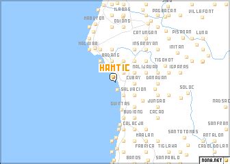 Hamtic (Philippines) map - nona.net