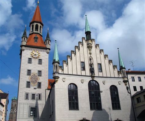 Old Town Hall, Munich, Germany Stock Image - Image of tourism, central ...