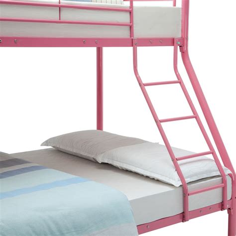 Custom Iron Tube Bed , Industrial Metal Bunk Beds Glossy Finish