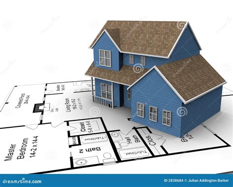 New House Plans Stock Images - Image: 2838684