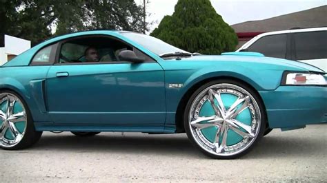 Mustang On Big Rims