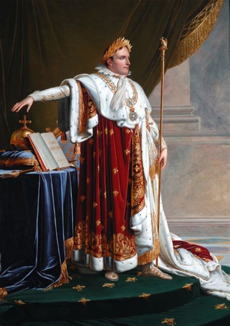 Napoleon I in Coronation Robes Painting | Anne Louis Girodet de Roussy ...