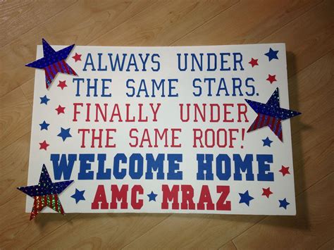 10 Unique Welcome Home Sign Ideas For Military 2024