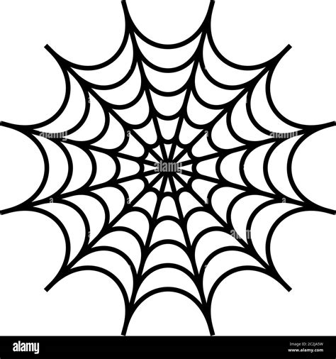 Spider Web Icon Design Vector Art Illustration Stock Vector Image & Art ...