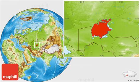 Aral Sea World Map - Map Of Rose Bowl