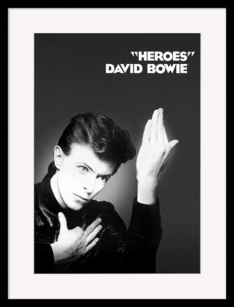 David Bowie (Heroes) Pre-Framed Art Print | The Art Group