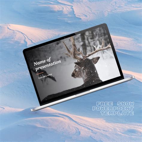 Free Snow Powerpoint Template – MasterBundles