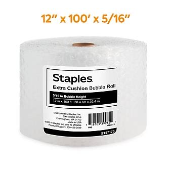 Staples Bubble Wrap & Rolls for Shipping | Staples