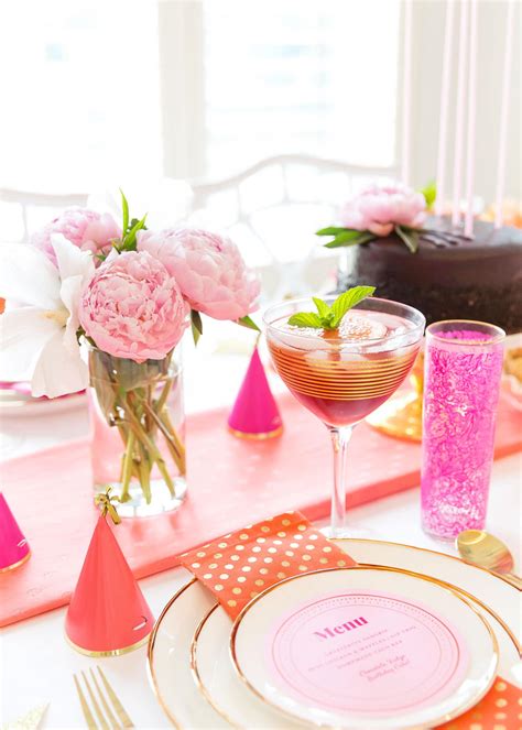 Creative Adult Birthday Party Ideas for the Girls | Food & Decor!