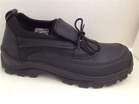 Lands End Shoes Mens Size 10.5 EE Black Waterproof Boots All Weather 10 ...