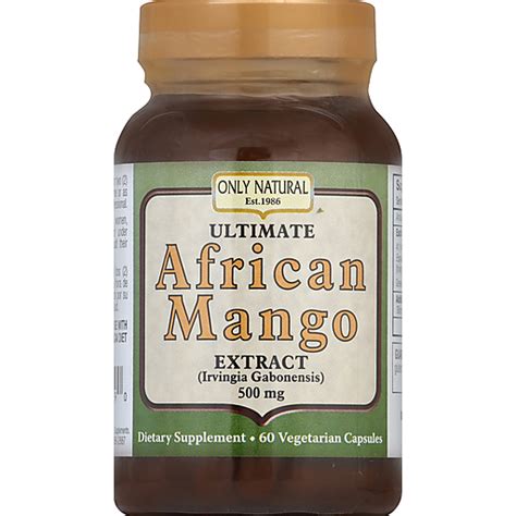 Only Natural African Mango Extract 60 ea | Health & Personal Care ...