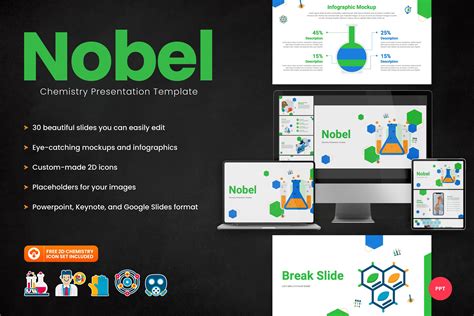 Chemistry PowerPoint Template | Presentation Templates ~ Creative Market