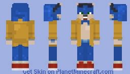 Ugly Sonic Minecraft Skin