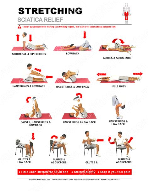 Printable Exercises For Sciatica Pain