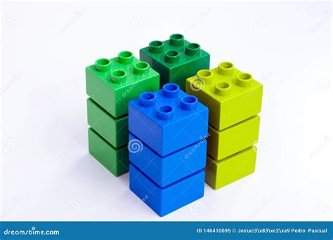 Samples of Coloured Lego Duplo Bricks Stock Image - Image of creativity ...