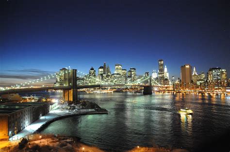 Aerial photography of building and bridge, brooklyn bridge HD wallpaper ...