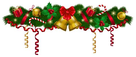 Christmas Deco Garland PNG Clip Art Image | Christmas garland ...