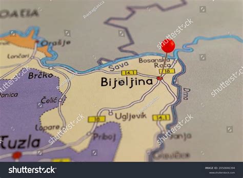 Bijeljina Pinned On Map Bosnia Herzegovina Stock Photo 2050846394 ...