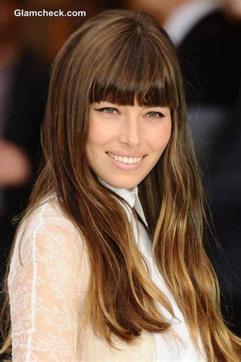 Celebrity Hair Color - Jessica Biel Turns Ombre