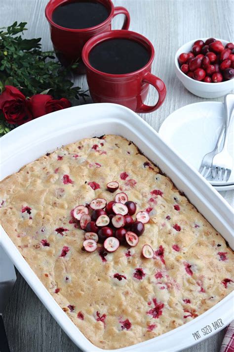 Cranberry Cake Recipe • Pint Sized Baker