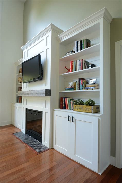 Living Room Built-In Cabinets — Decor and the Dog