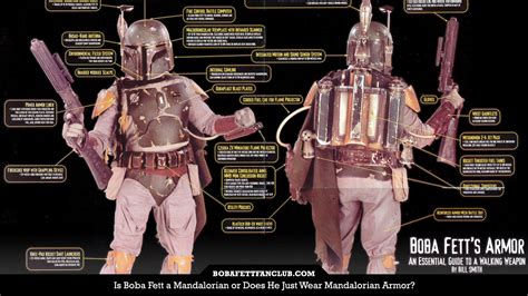 Is Boba Fett a Mandalorian or Does He Just Wear Mandalorian Armor ...