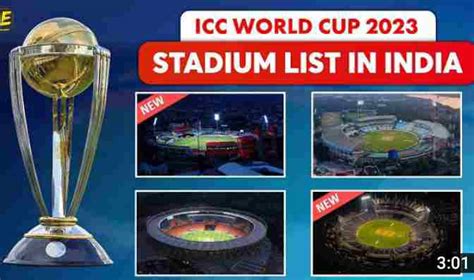 ICC WORLD CUP 2023: Stadiums, Capacity & Pitch » ADIX ESPORTS