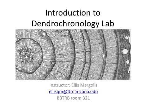 PPT - Introduction to Dendrochronology Lab PowerPoint Presentation ...