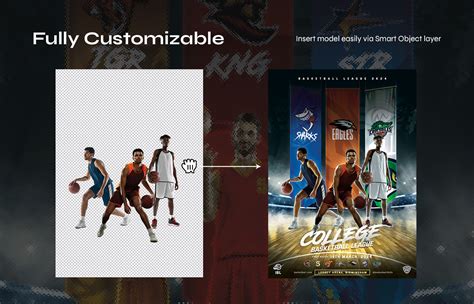 Basketball Flyer Template PSD on Behance