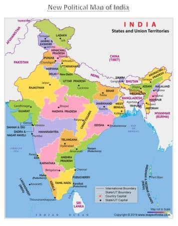 [PDF] Indian Political Map With States And Capital PDF - Panot Book