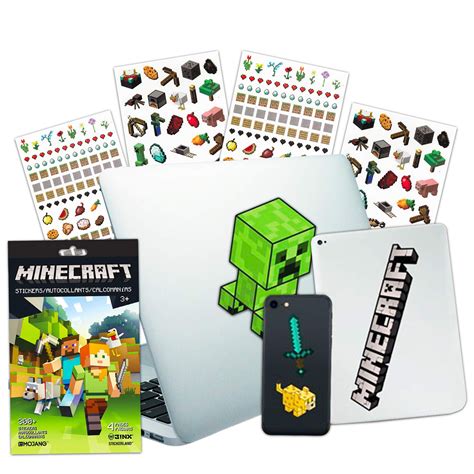 Minecraft Laptop Stickers Ultimate Set - Bundle Includes 10 Premium ...