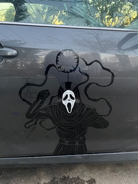 Large Ghostface Decal Car Graphic Anime Vinyl Car Truck - Etsy