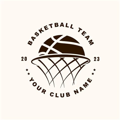 Basketball logo design template simple style design vector 22528479 ...