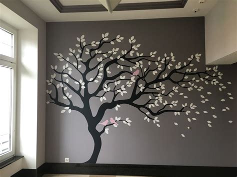 Tree branch wall stencil original floral stencil natural wall stencil ...