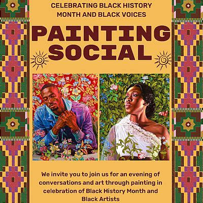 Painting Social - Celebrating Black History Month / CSM Event Calendar