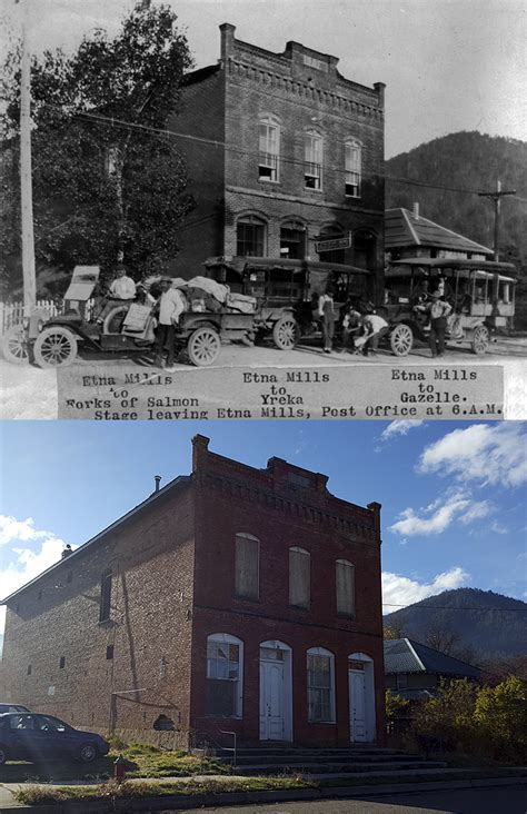 Etna Post Office - Etna, CA - Photos Then and Now on Waymarking.com