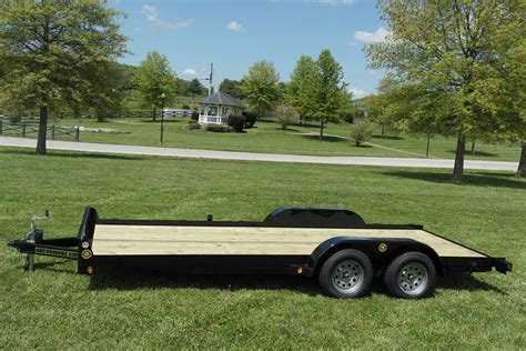 Flatbed Car Hauler Trailer (Slide In Ramps) - Gatormade Trailers