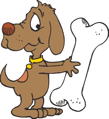 Cartoon Dog With Bone - ClipArt Best