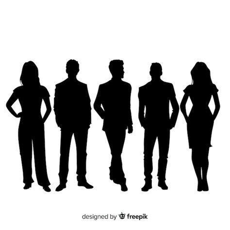 Person Silhouette Vectors & Illustrations for Free Download | Freepik