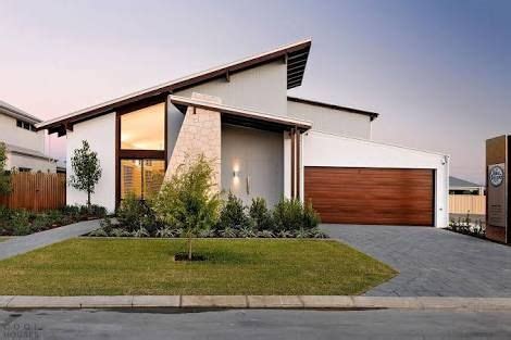 Modern House With Slanted Roof - modern houses