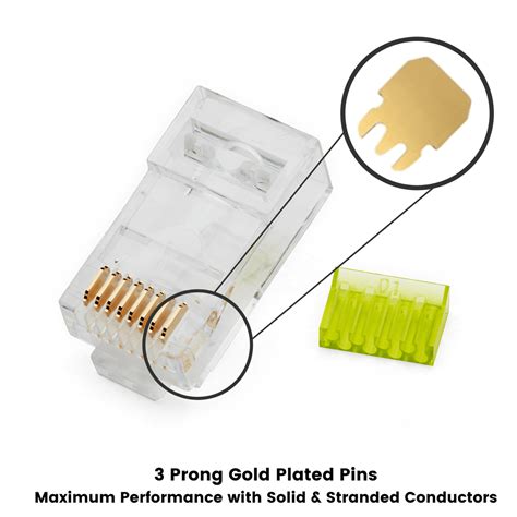 RJ45 Cat6/6A Standard Cable Connectors | Unshielded