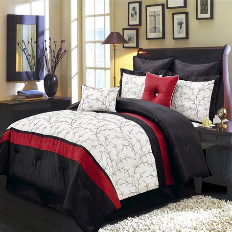 Red White and Black Comforters & Bedding Sets: Bright, Sopshiticated, Alive