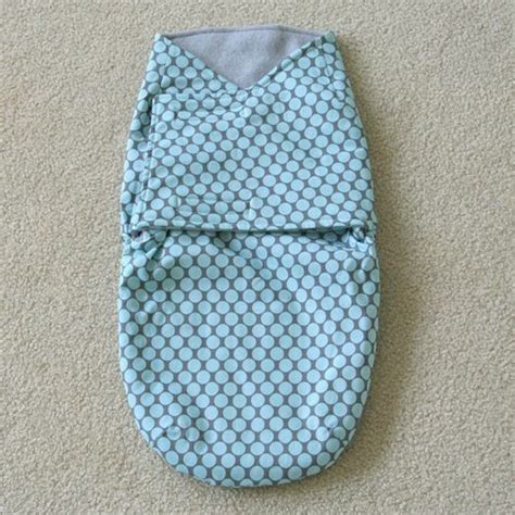 Blue and White Baby Swaddle Sleeping Bag