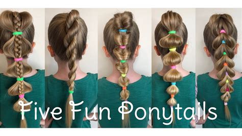 Cute Ponytail Hairstyles For Kids