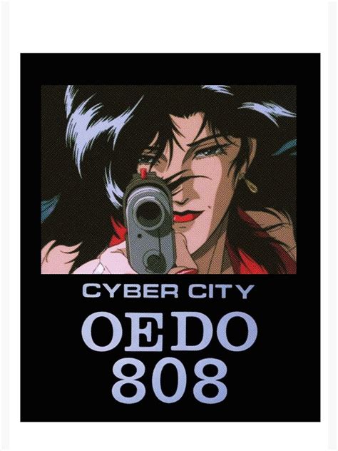 "Cyber City Oedo 808 Sarah Fan Art" Poster by DataDumb | Redbubble