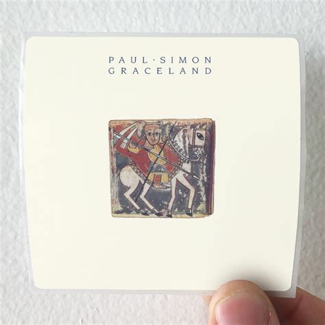 Paul Simon Graceland Album Cover Sticker