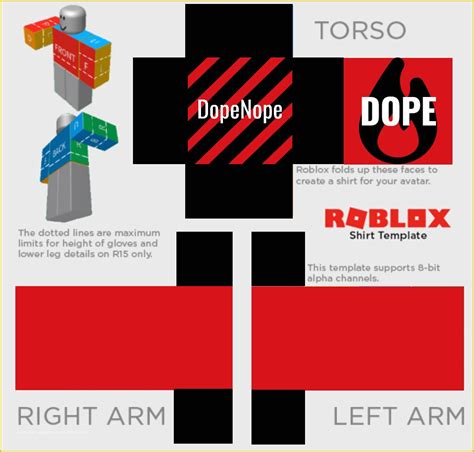 Roblox Red Shirt Template