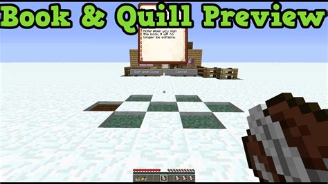 Book And Quill Recipe Minecraft Pe | Dandk Organizer