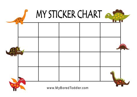 Free Printable Sticker Chart